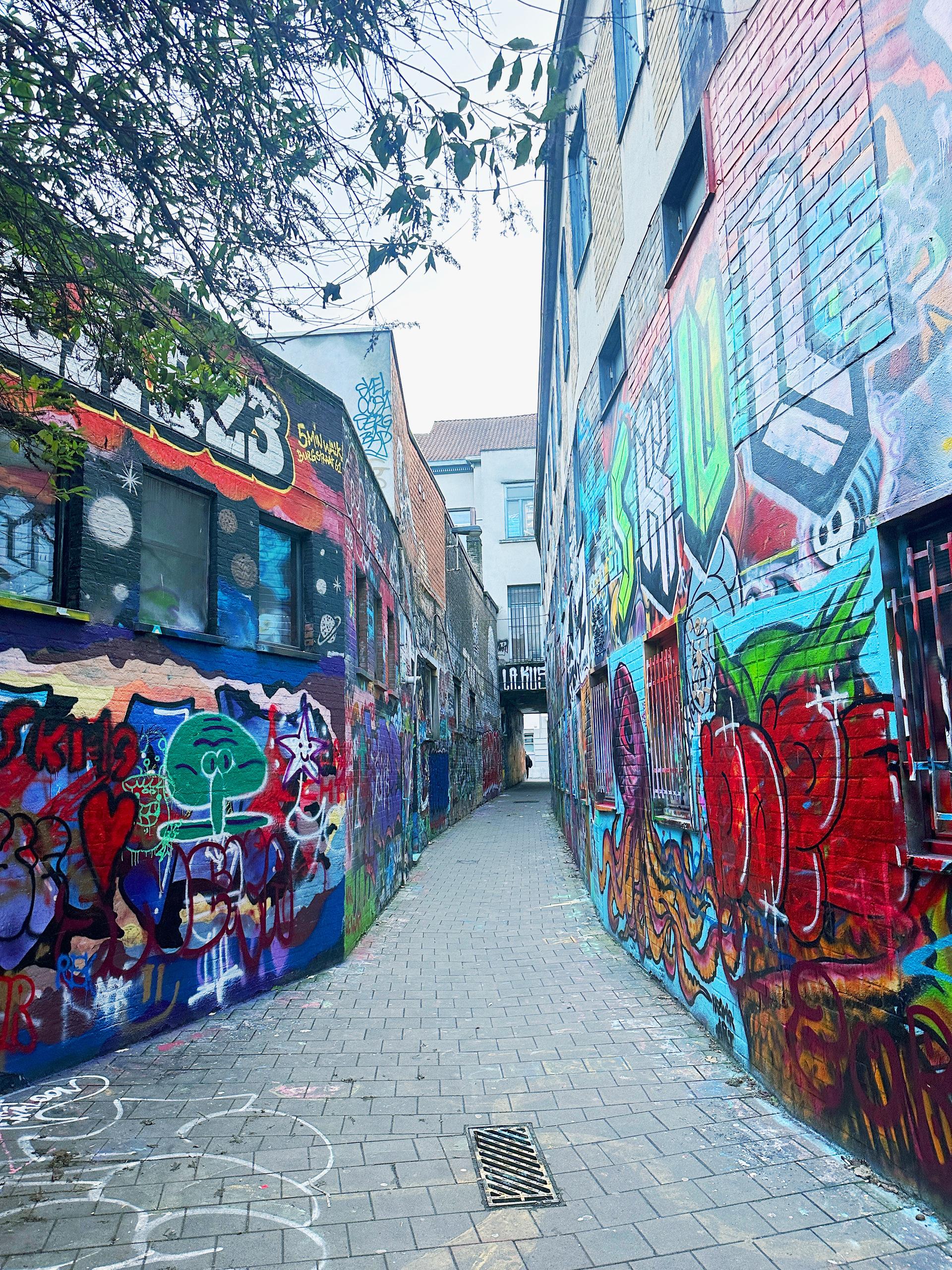 Graffiti Street, Ghent, Belgium