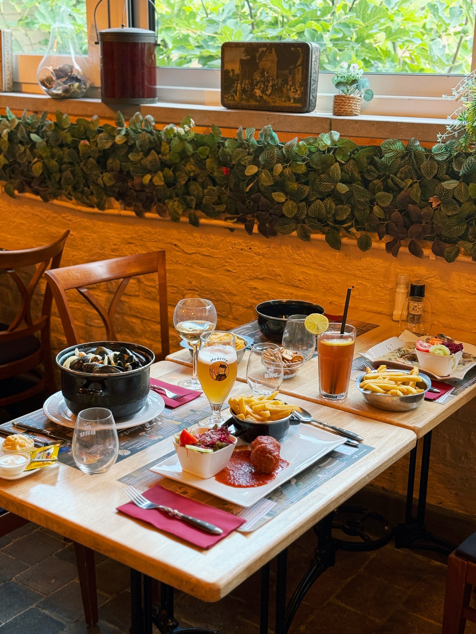 Restaurant Le Zinneke. Brussels, Belgium