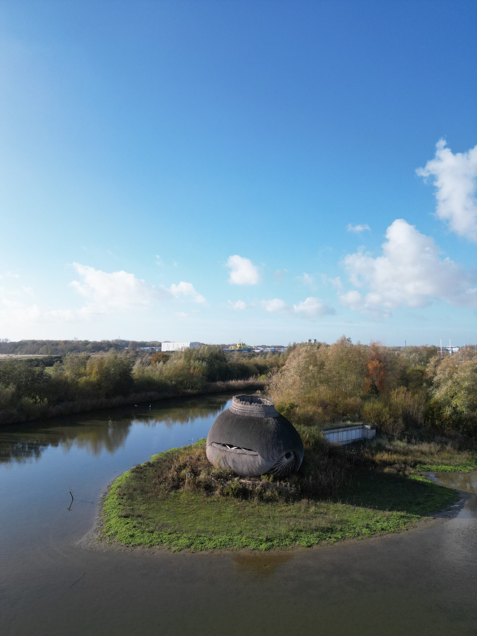 Bird observatory ‘Tij’. Haringvliet, Netherlands