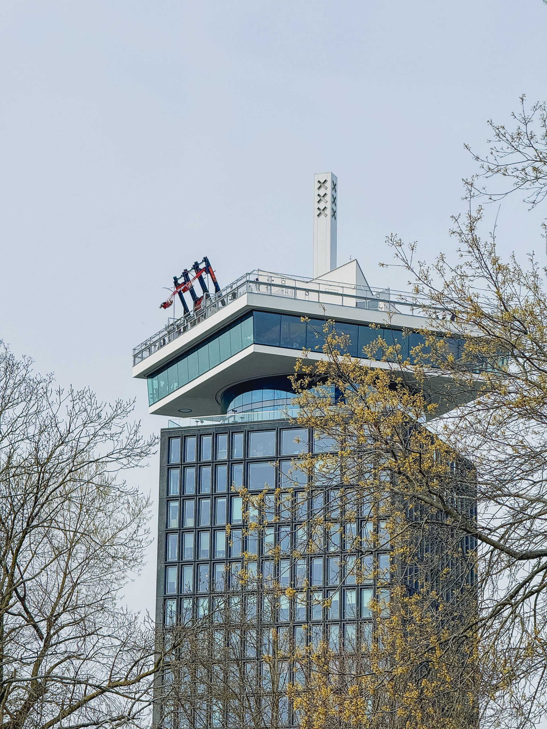 A’DAM LOOKOUT and Madam Amsterdam. Amsterdam, Netherlands
