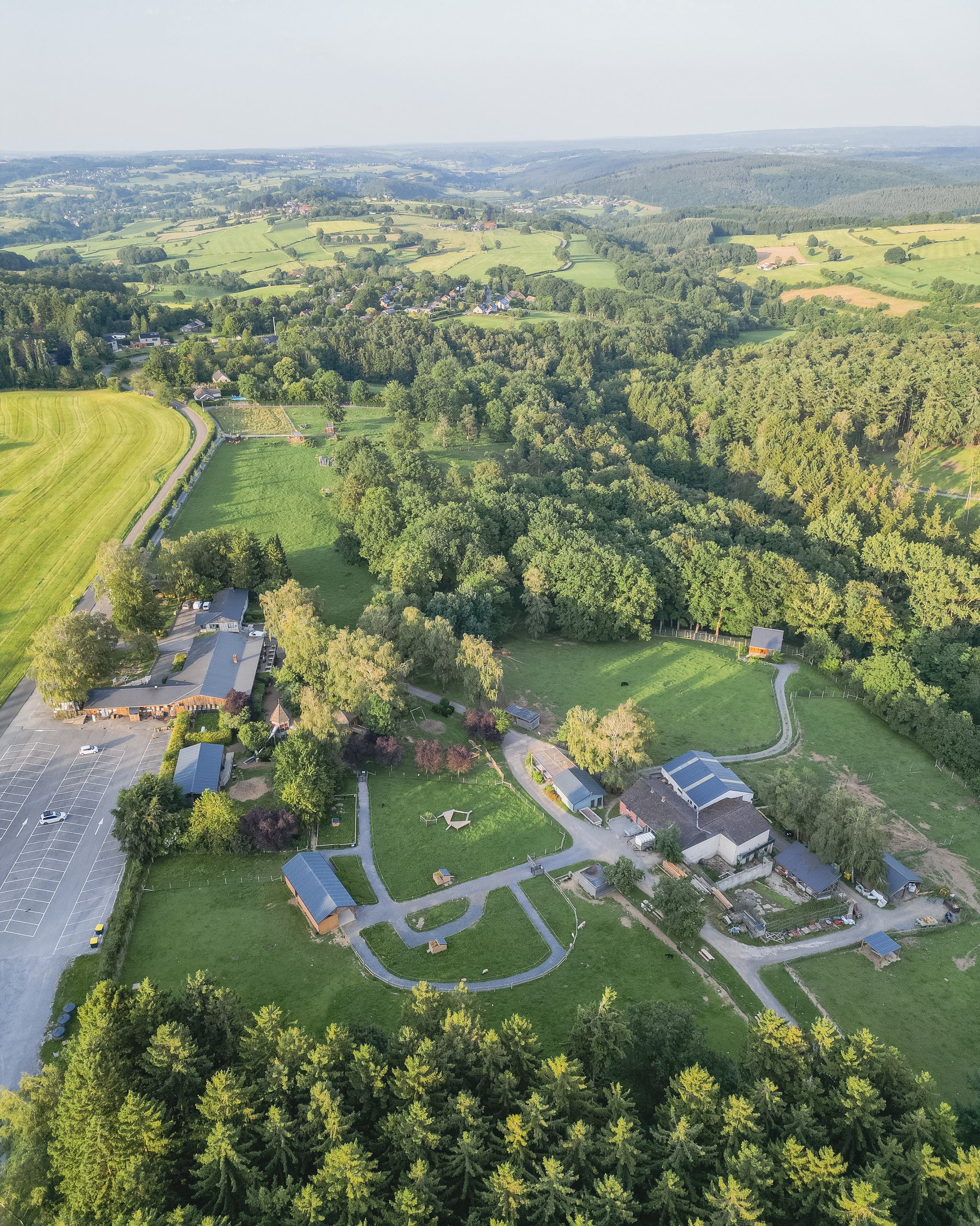 Forestia wildlife and adventure park. Theux, Belgium