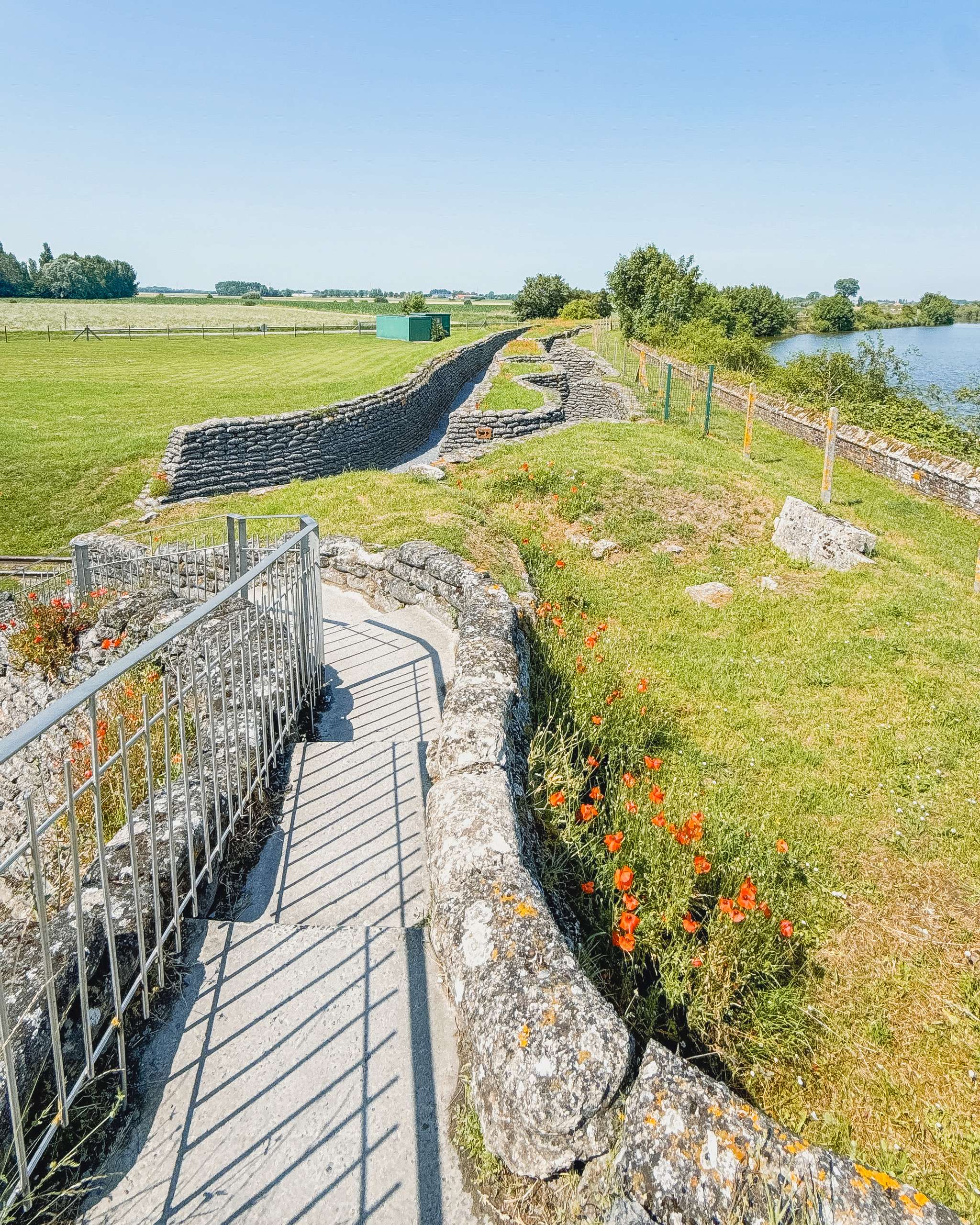 Trench of Death. Diksmuide, Belgium